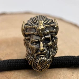 Messer Schlüsselband Paracord Perle König Kupfer Charm für DIY Zubehör - Bild 1 von 10