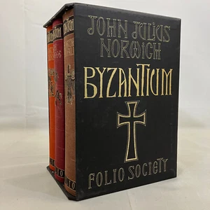 John Julius Norwich Byzantium Trilogy Folio Society 2003 Hardcover Slipcase - Picture 1 of 9