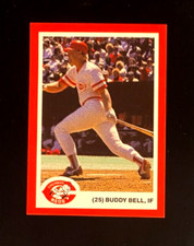 1987 KAHN'S CINCINNATI REDS  / BUDDY BELL BASEBALL CARD #25