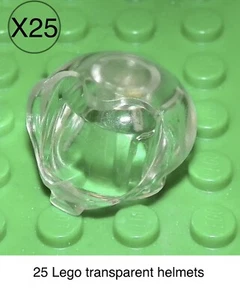 Lego 25 Pieces Bulk Batman DC Super Heroes Mr. Freeze / Space Trans-clear Helmet - Picture 1 of 1
