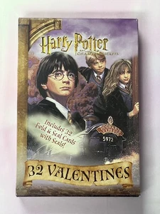 Vintage 2002 Paper Magic Harry Potter Chamber of Secrets Valentines 32 New NIP - Picture 1 of 3