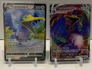 Pokémon - Shining Fates - Cramorant V 54/72 + Cramorant VMAX 55/72 NM - Picture 1 of 2