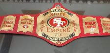 540 SF San Francisco 49er super bowl niner empire Champions Belt Adult 2mm Brass