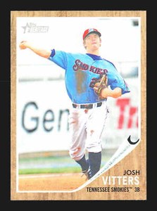 2011 Topps Heritage Minors #148 Josh Vitters    Tennessee Smokies