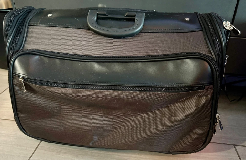 Bolsa de Transporte Joy Mangano 4 Ruedas 21 X 15 X 9 pulgadas Equipaje Diseñador Multiuso Foto 1 de 4