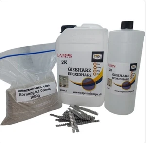 3kg Epoxydharz Gießharz Vergussmasse Verfüllharz Epoxidharz Beton Estrich Fugen - Bild 1 von 9