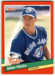 1991 Donruss The Rookies Mike Timlin Rookie Toronto Blue Jays #27 - Picture 1 of 2