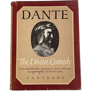 THE DIVINE COMEDY by DANTE HC/DJ 69 engravings by Gustave Doré 1948 - Foto 1 di 13