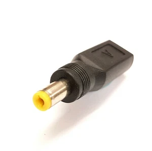 USB Type C TO 5.5MM x 2.5MM ROUND DC ADAPTER CONVERTOR - Picture 1 of 5