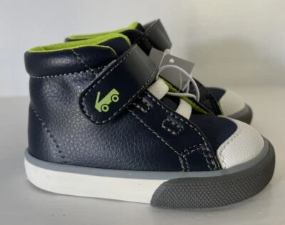 NUEVO VER KAI RUN Básicos Niño Pequeño Belmont II Tenis Zapatos Azul Marino Lima Talla Niño 4 Foto 1 de 4