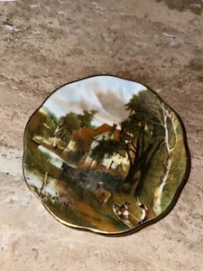 small Dish fine bone china made in England Country Cottage Scene - Picture 1 of 7