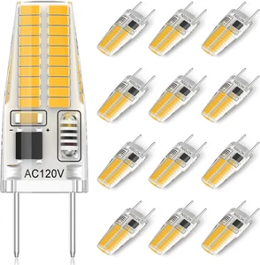 12-Pack LED Bulb Dimmable, 120V 20W 25W T4 JCD Bi-Pin Halogen Replacement - Picture 1 of 12