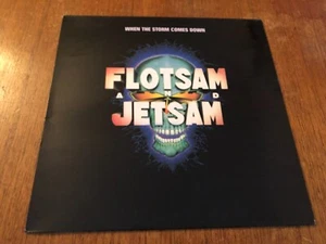 FLOTSAM AND JETSAM When The Storm Comes Down LP Vinyl 1990 EU 1st Press RARE - Picture 1 of 4