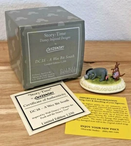 2002 OLSZEWSKI DISNEY SHOWCASE "A WEE BIT SOUTH" EEYORE KANGA & ROO FIGURINE - Picture 1 of 12