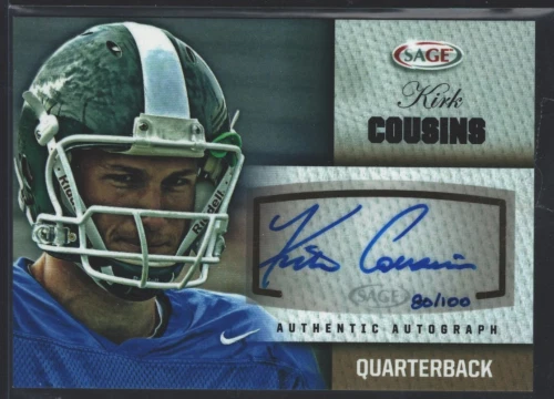 2012 SAGE HIT Artistry Autographs #A9 Kirk Cousins Auto /100 - Image 1 of 1