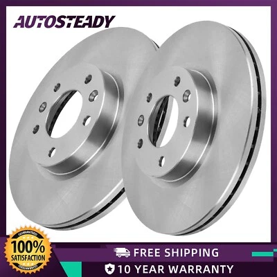 Front Disc Brake Rotors Vented for 2007 - 2012 Lincoln MKZ 2006 - 2013 Mazda 6 - Imagem 1 de 4