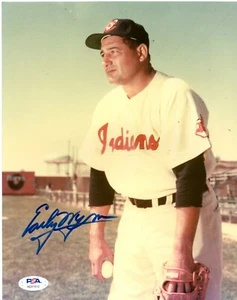 Early Wynn Autographed / Signed Cleveland Indians Baseball 8x10 Photo PSA COA - Picture 1 of 1