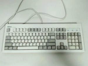Vintage Dell SK-1000REW QuietKey PS/2 Wired Keyboard GYUR26SK - Tested/Working - Picture 1 of 8