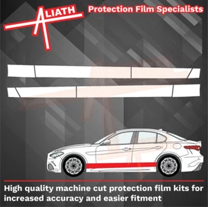 Fits Alfa Romeo Giulia 16- Lower Door Panels Stone Chip Paint Protection Film - Bild 1 von 3