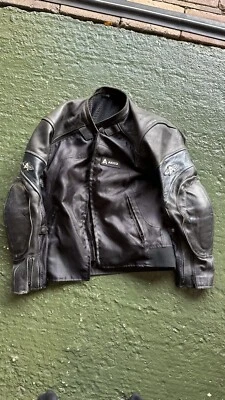 Akito Mens Leather Bike Motorcycle Jacket Size 42 - Image 1 of 4