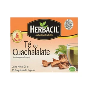 Tè Herbacil Cuachalate. Sollievo da disturbi di stomaco e gastrici. 25 sacchetti. 0,88 oz - Foto 1 di 5