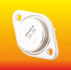 OC26 TESLA GERMANIUM PNP TRANSISTOR 12.5 W 3.5 A ~ 3AD30 3NU73 AD149 - Picture 1 of 2