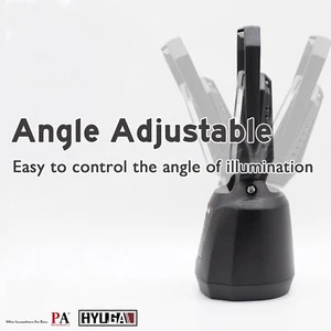 1 SET LED Power Indicator Magnetic USB Rechargeable Portable Handheld Light - Picture 1 of 36