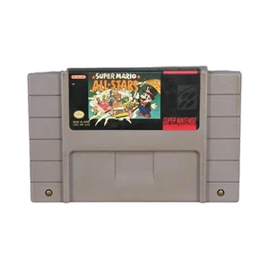 Super Mario All-Stars (Super Nintendo Entertainment System, SNES 1993) Tested - Picture 1 of 7