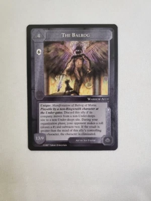 The Balrog Middle Earth Card CCG MECCG - Against the Shadow - Image 1 of 4