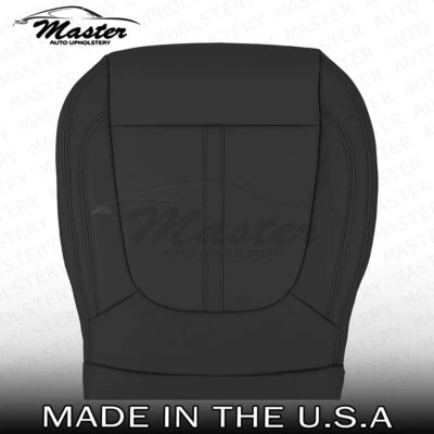 Cubierta de asiento de cuero negra inferior del conductor Lincoln MKZ 2017-2020 de repuesto para Lincoln MKZ Foto 1 de 4