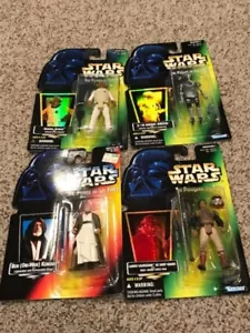 Four (4) Star Wars toys POTF NEW Obi Wan, Lando, Admiral Ackbar, 2-1B Medic - Picture 1 of 2