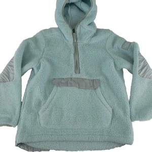 The North Face Langarm Viertel Reißverschluss Tasche Pullover Hoodie Mädchen L (14/16) - Bild 1 von 9
