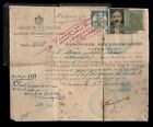 RARE 1921 Grèce Thessalonique Thessalonique Passeport PIÈCE D'IDENTITÉ personne juive Judaïque