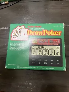Vtg. Radio Shack Handheld Electric Draw Poker Game 60-2453. Tested And Works! - Picture 1 of 7