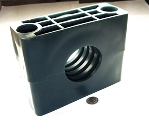 STAUFF NEW 7060.3-PP 2" OD. 60-3MM TUBE CLAMP BODY 6.26" L 2.34" W 4.75" C/C - Picture 1 of 8