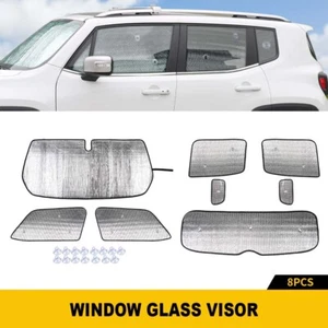 Window Sun Visor Sunshade Windscreen Accessories Protect For Jeep Renegade 2016+ - Picture 1 of 9