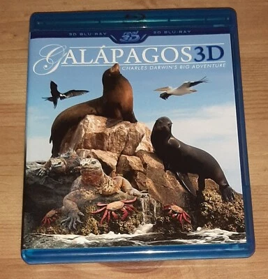 Galapagos 3D : Charles Darwin's Big Adventure (3D Blu-ray + 2D Blu-ray, 2013) - Image 1 of 4