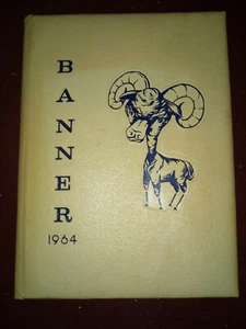 1964 Rockville Highschool Banner Yearbook, Rockville, Conn - Picture 1 of 1