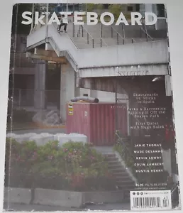 SBC Skateboard Magazine Vol 16 Iss 2 Verano 2014 Ty Peterson Jamie Thomas - Imagen 1 de 12