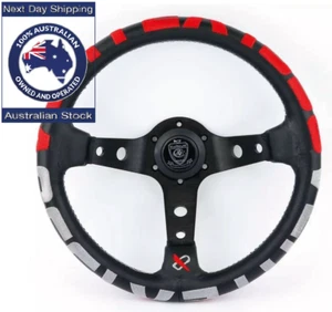 330mm Dish Steering Wheel FIT 6 hole Hub Vertex 1996 - Picture 1 of 6