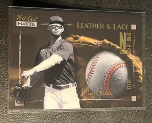 Riley Greene 2022 Wild Card Matte SP Exclusive Leather & Lace Gold #17/25 Tigers