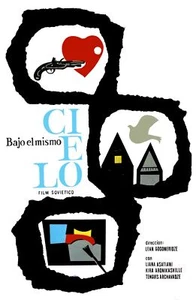 8261.Bajo el mismo cielo.soviet film.love.peace.POSTER.movie decor.graphic art - Picture 1 of 1