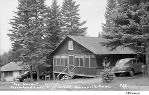 1940 Rest Haven Cottage Moosehead Lake Greenville Maine - Imagen 1 de 1
