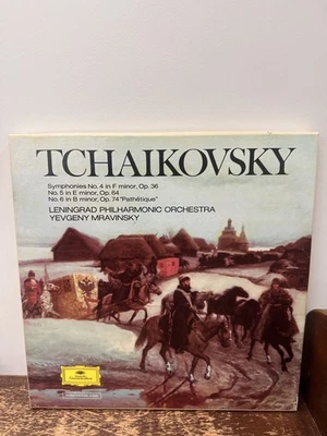 Tchaikovsky, Leningrad Philharmonic Orchestra ♫ Symphonies No. 4 ♫ 4x Vinyl LP Foto 1 de 3