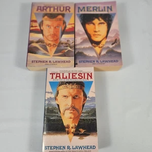 The Pendragon Cycle PB Books 1-3 STEPHEN LAWHEAD Fantasy 1990 VGC 1 2 3 - Imagen 1 de 7