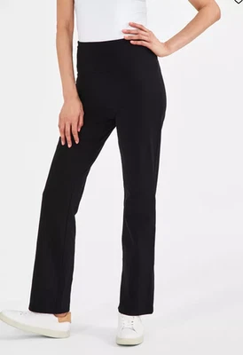 Leggings Style & Co Petite tiro alto corte bootcut negros PP (0-2) NUEVOS CON ETIQUETAS Foto 1 de 2