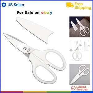 Multipurpose Stainless Steel Scissors 6in Comfort Grip Sharp Office Kitchen C... - Picture 1 of 11