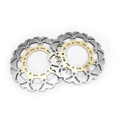 For Suzuki 2 GOLD Front Brake Disc Rotors SV650 ABS 650 (07-21) SV650S SV 650 S Foto 1 de 4