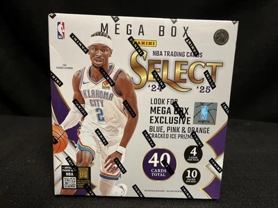 NEW 2024-25 Panini Select NBA Mega Box 10 Packs Factory Sealed - Image 1 of 4