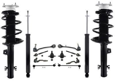 Puntales de resorte helicoidal con brazos de control inferiores bola J para BMW X3 2004 2005 2006 2007 Foto 1 de 4